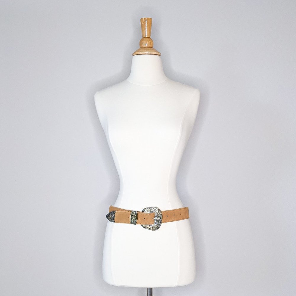 Free People Black Rock Western Belt